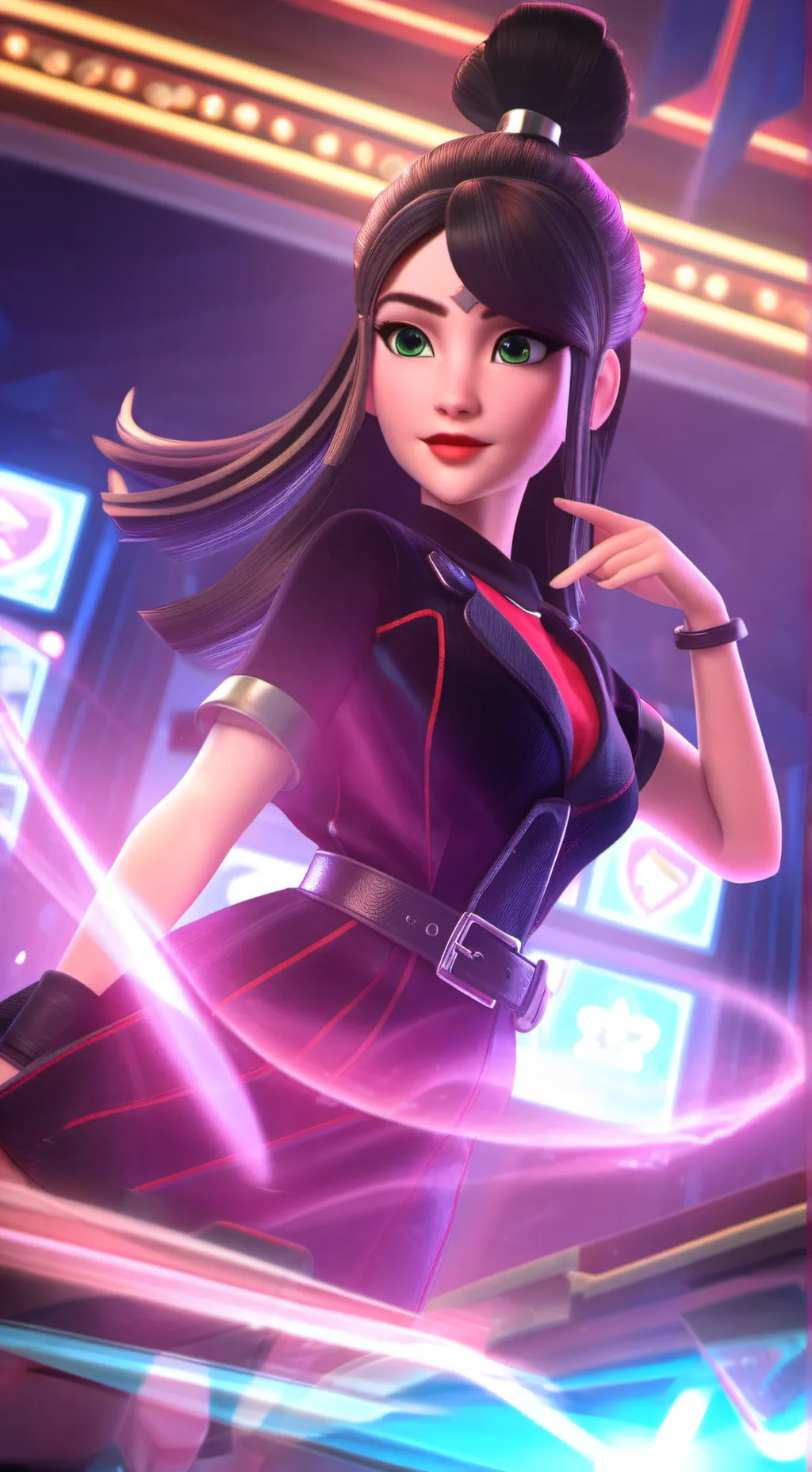 ai character: cumpleaños en kny background