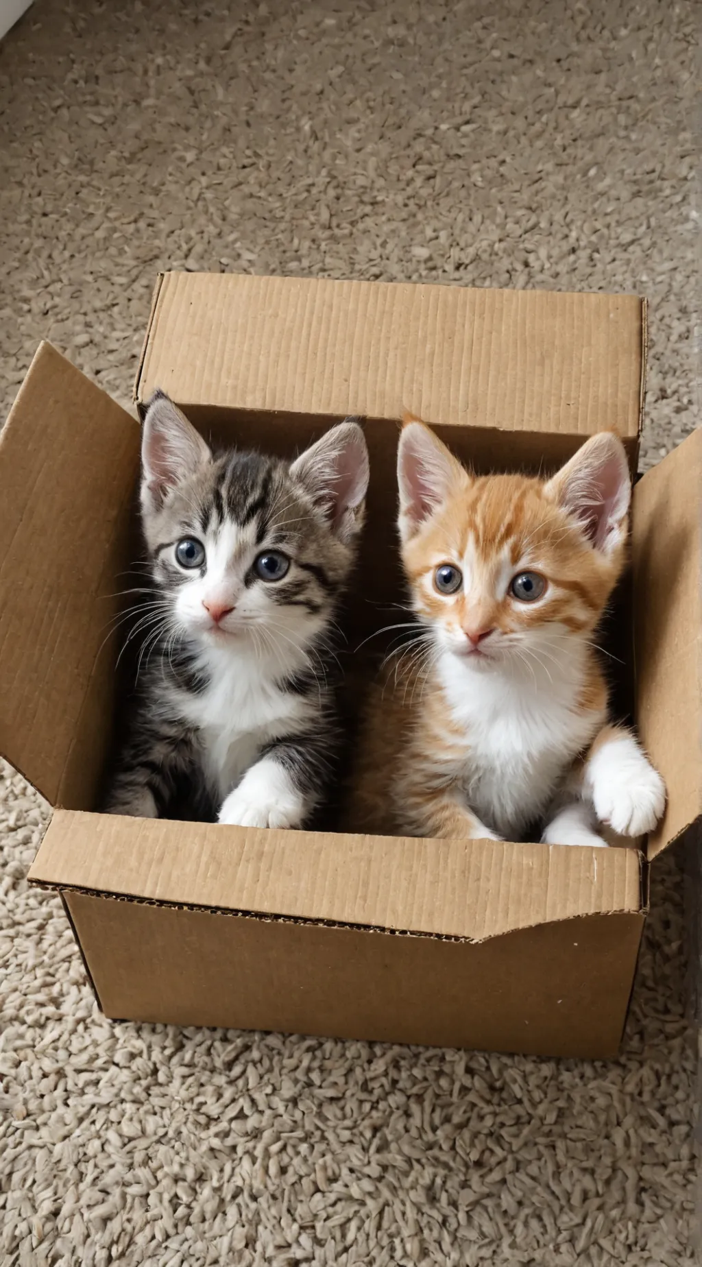 ai character: kittens background