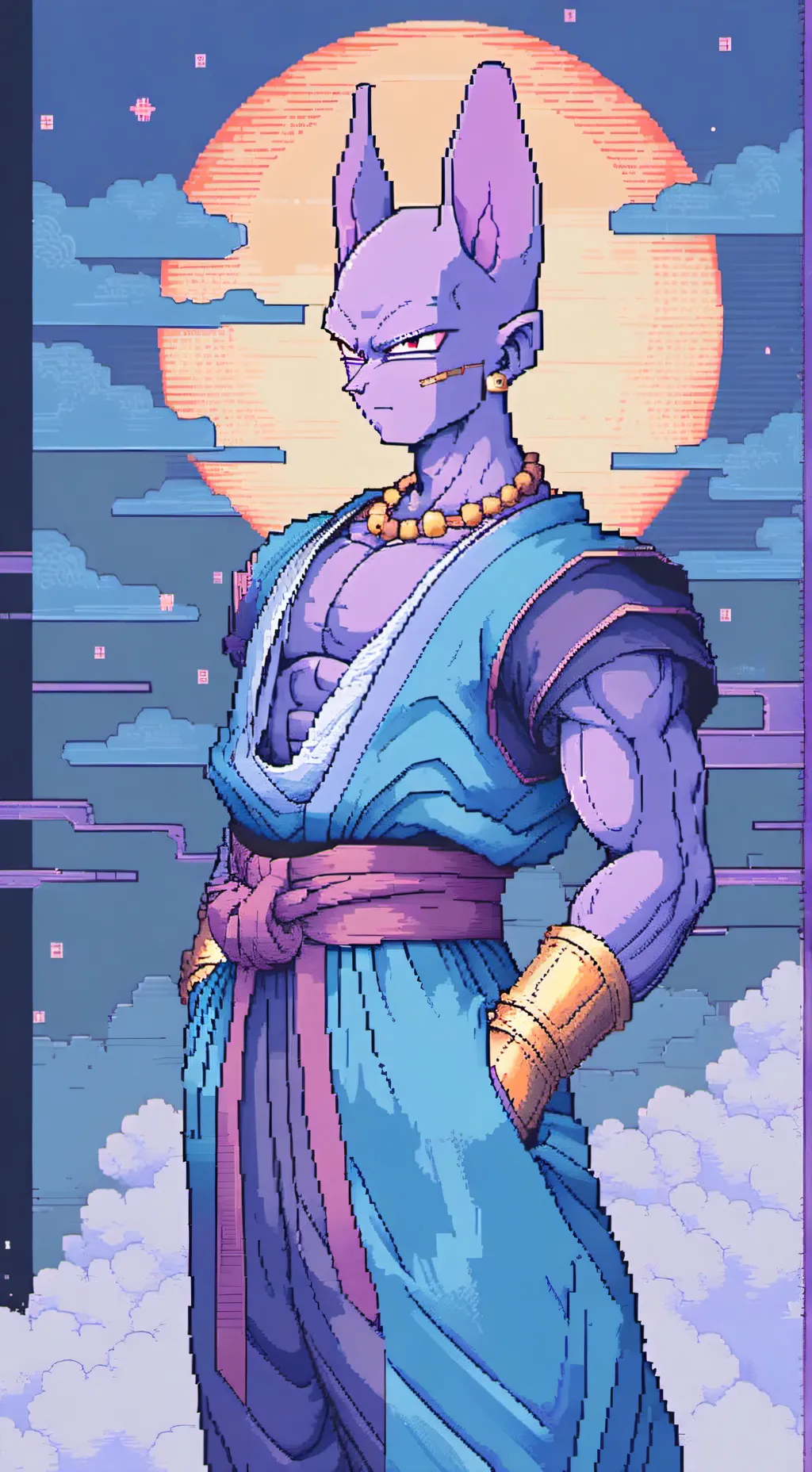 ai character: Beerus  background