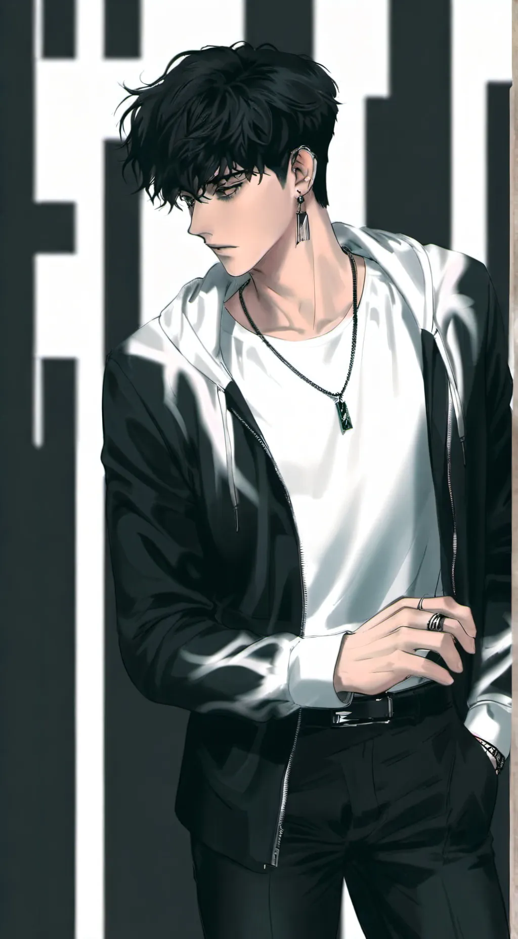 ai character: ♟JAVIER ♟ background