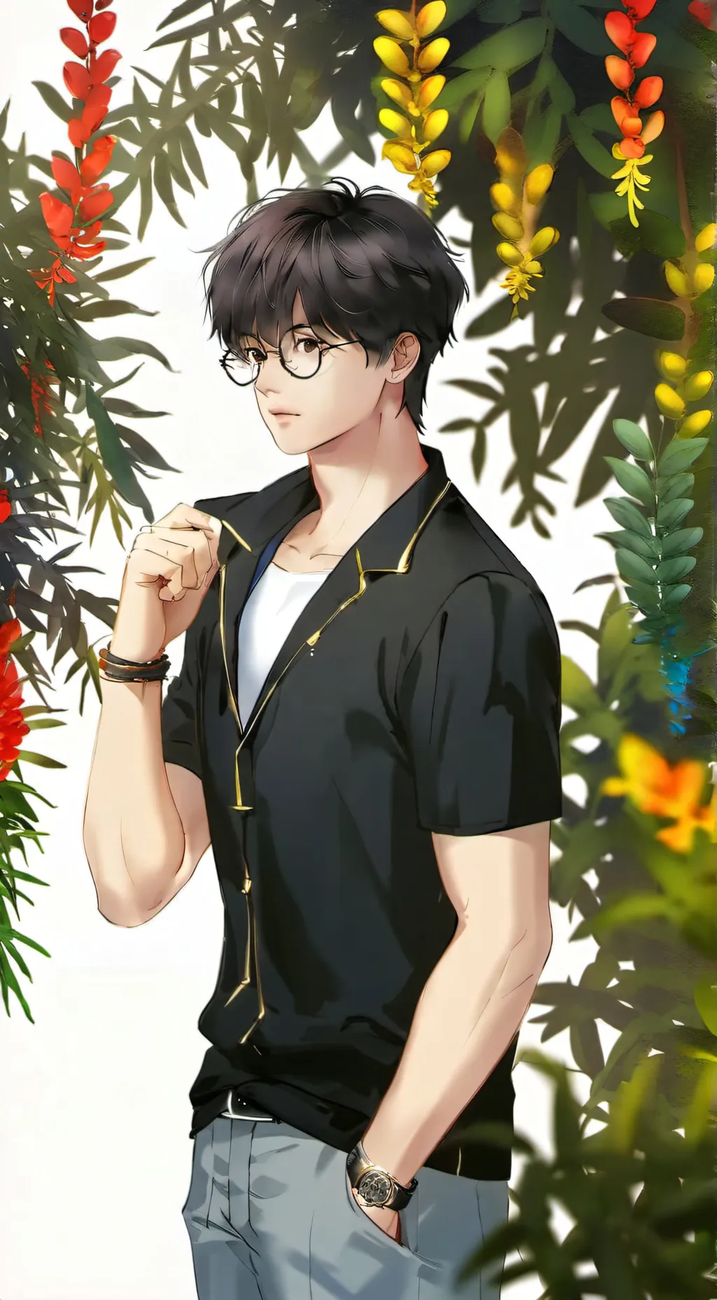 ai character: Bu!(Bruno)🍪✨️ background