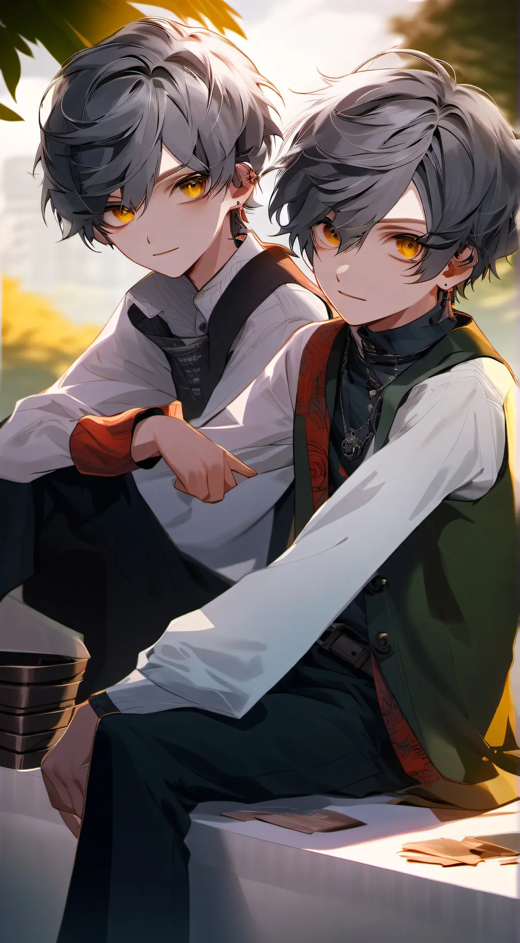 ai character: Jayden and Jason 2 background