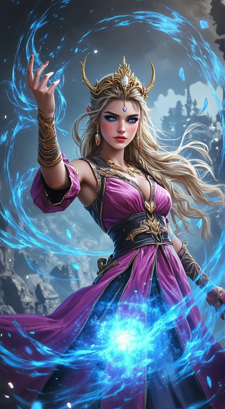 ai character: the battle background