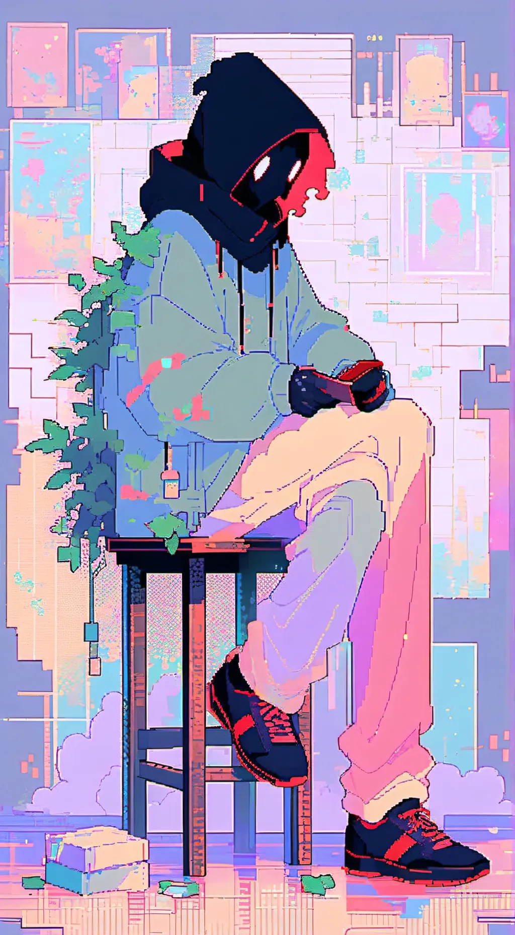 ai character: Shadow background