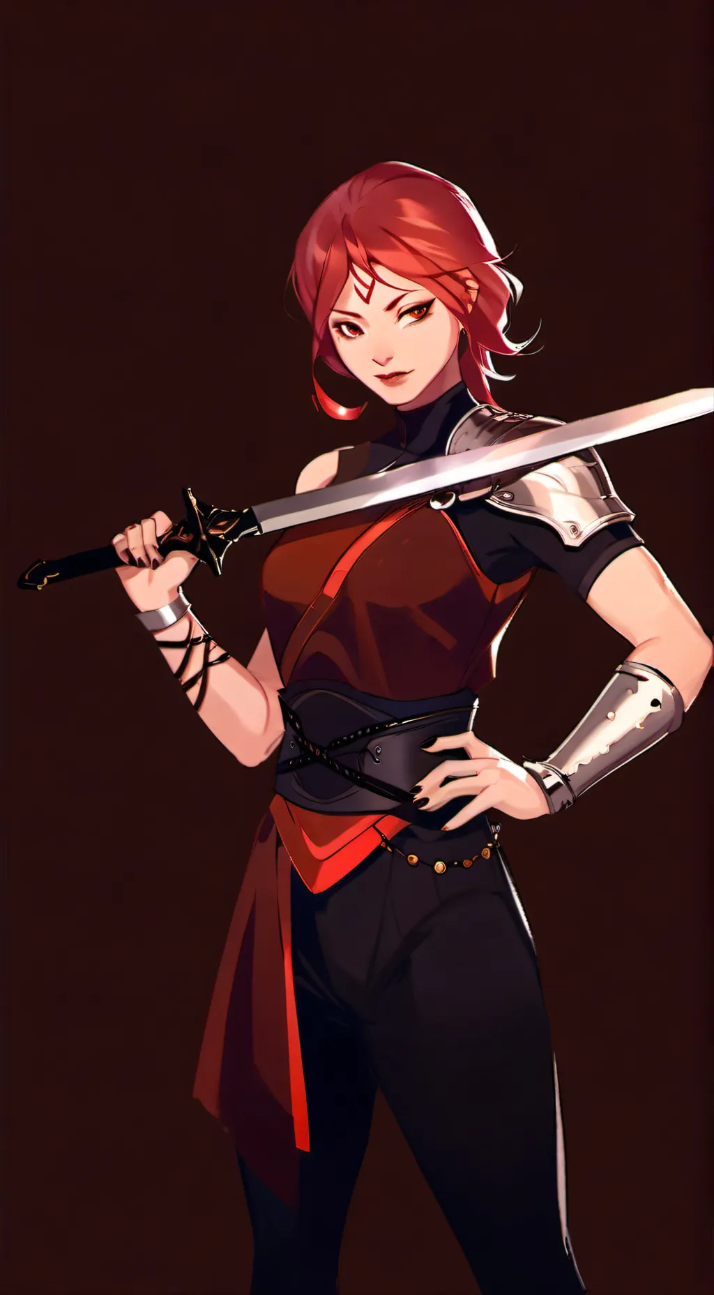 ai character: Rose background