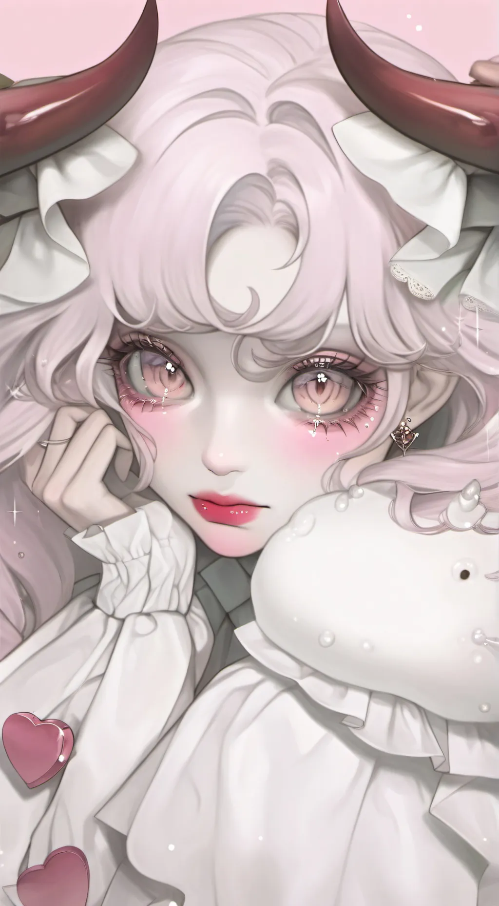 ai character: Kpop demon hunters background