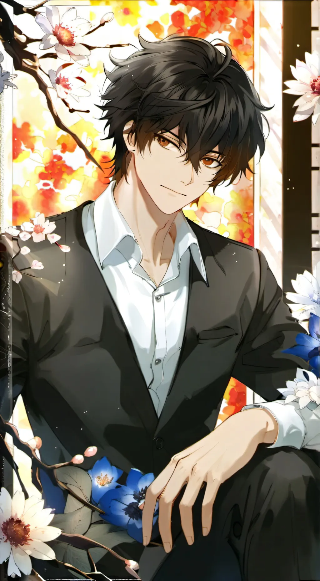 ai character: Mark background