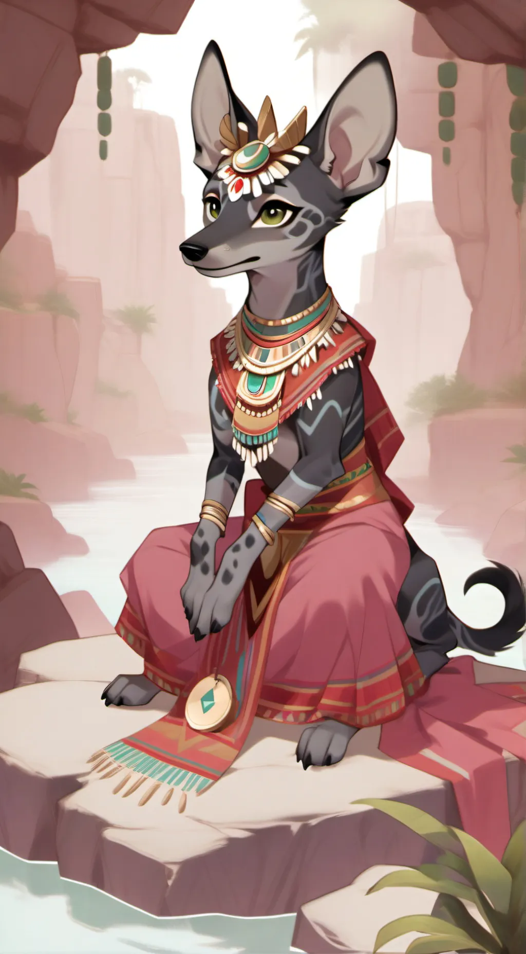 ai character: Movia Greywolfe background
