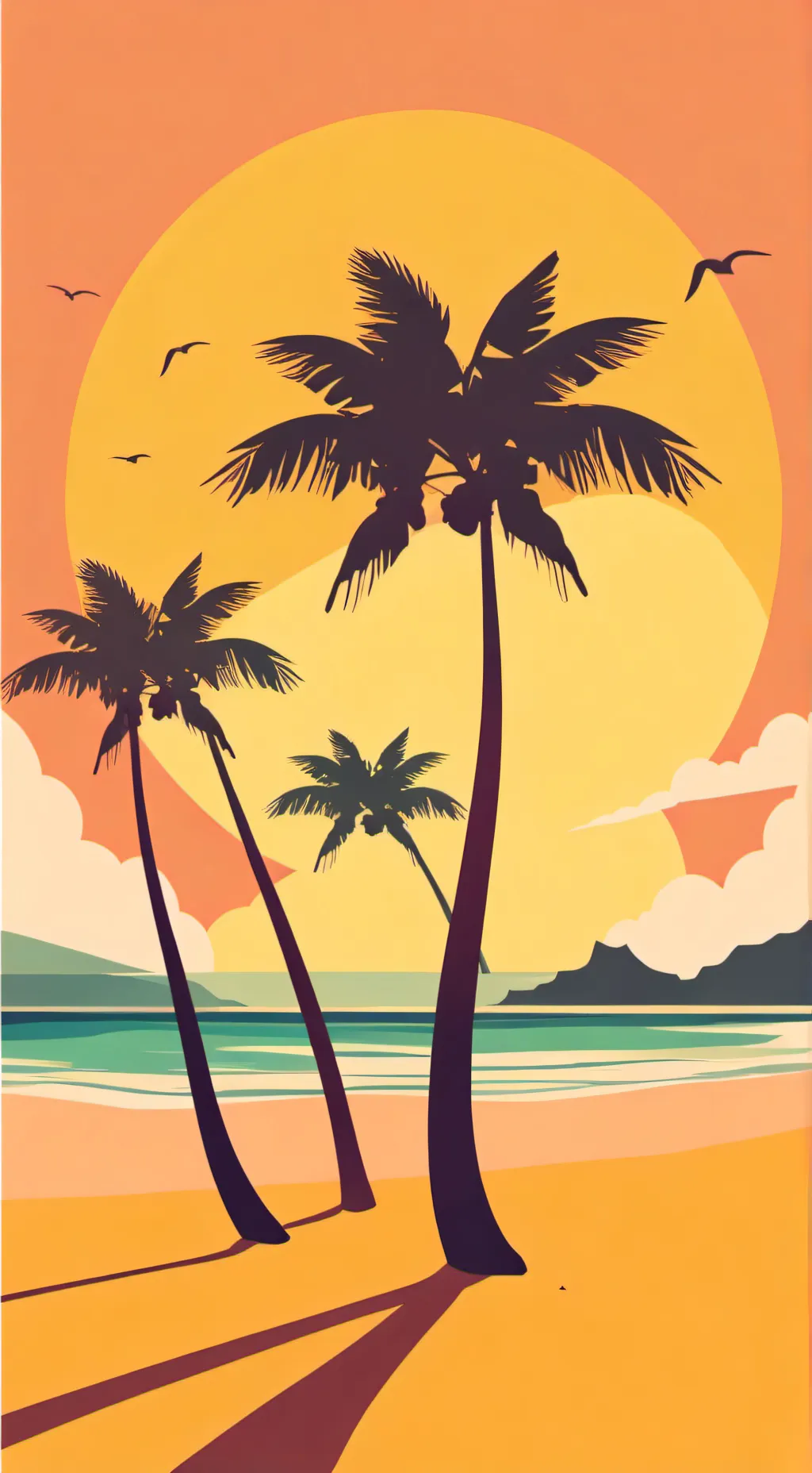 ai character: ☀️SAMS BEACH DAY☀️ background