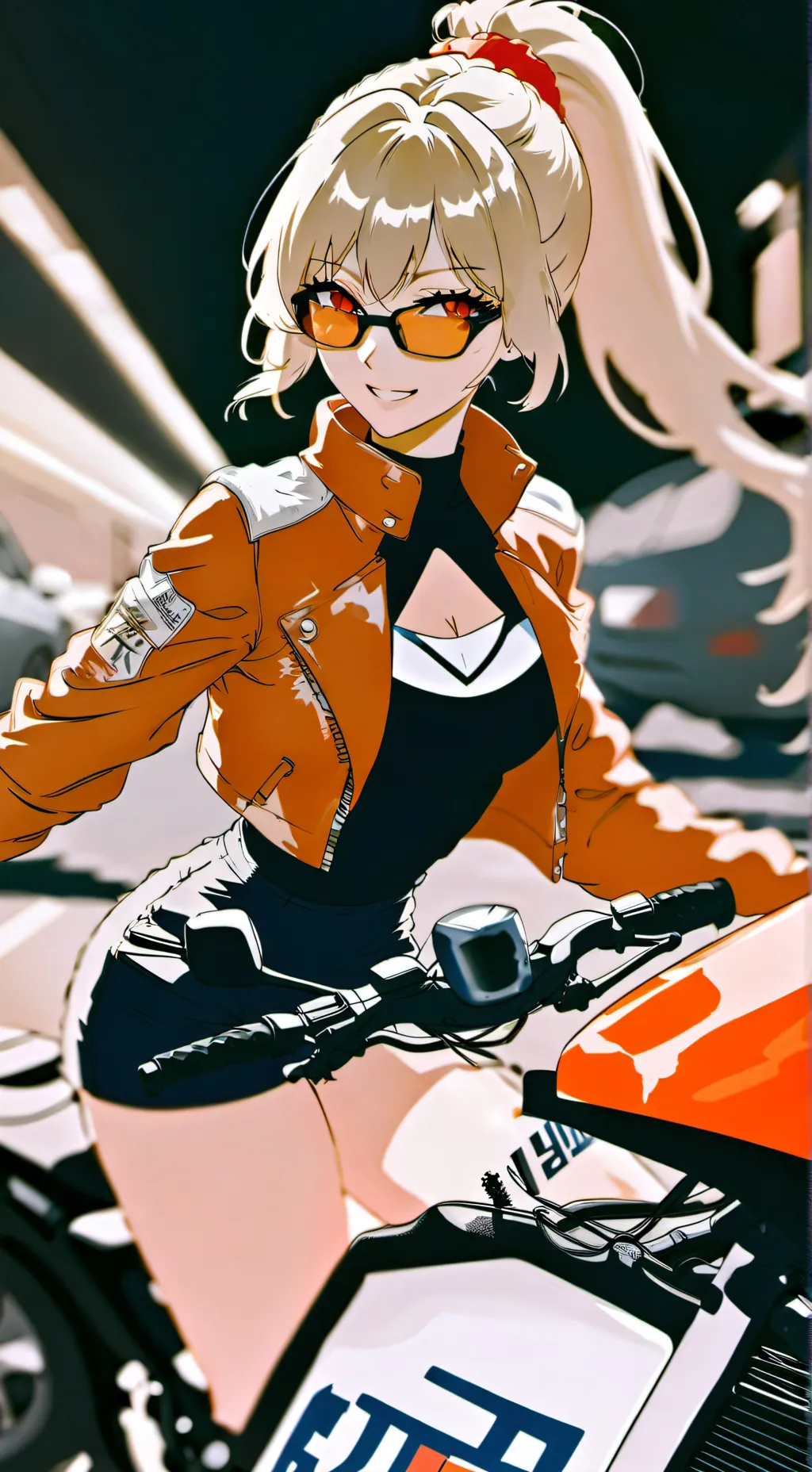 ai character: Zoey  background