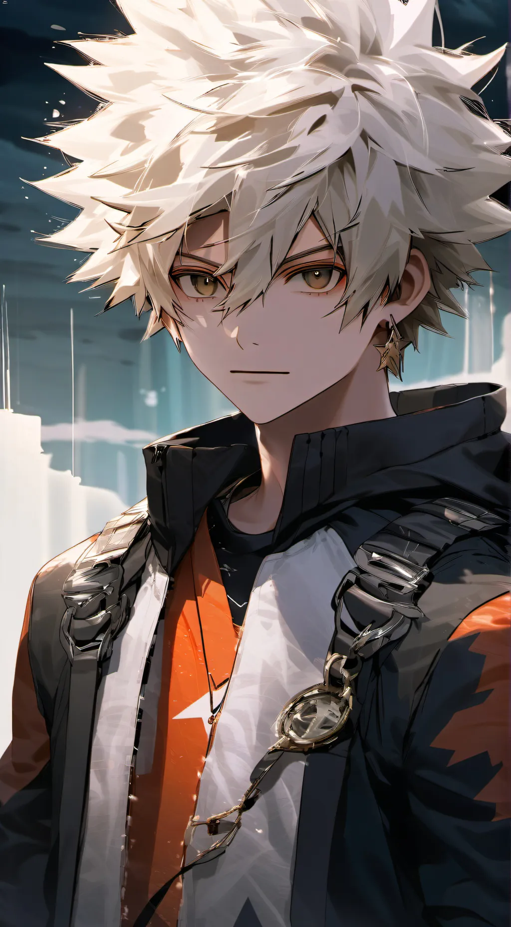 ai character: Bakugo  background