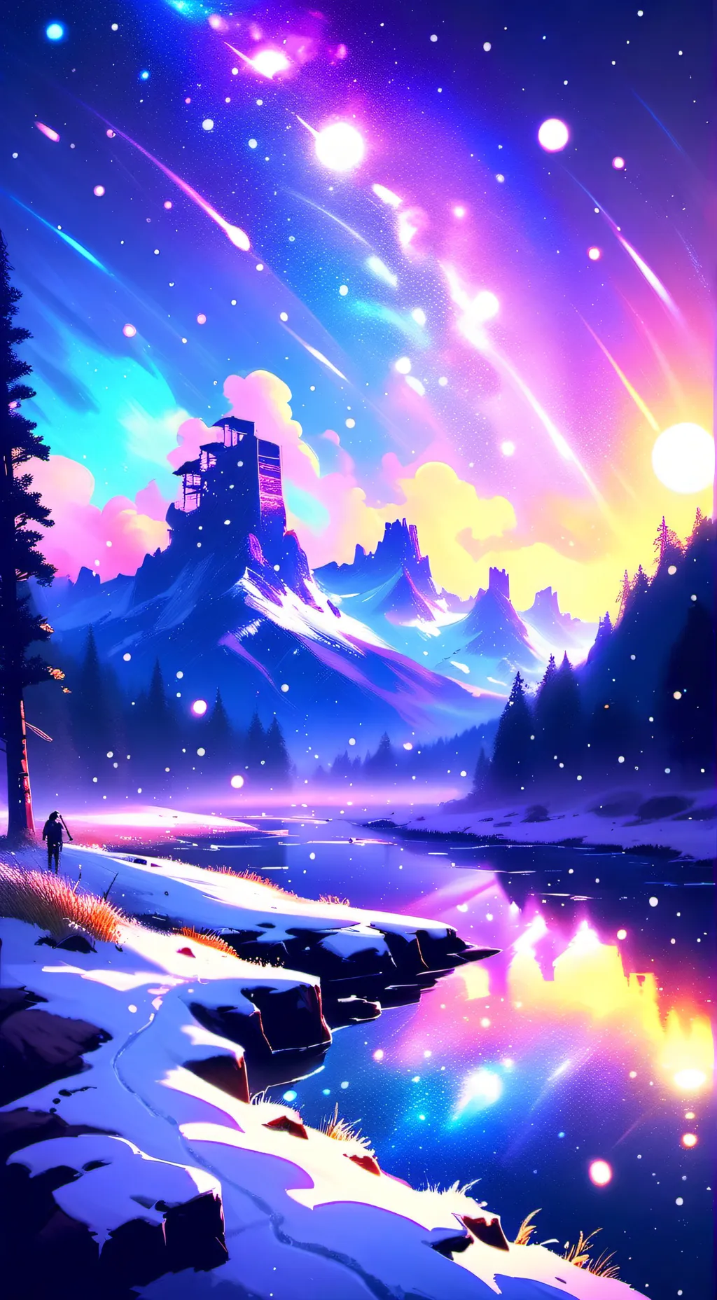 ai character: Winter~Wof~ background