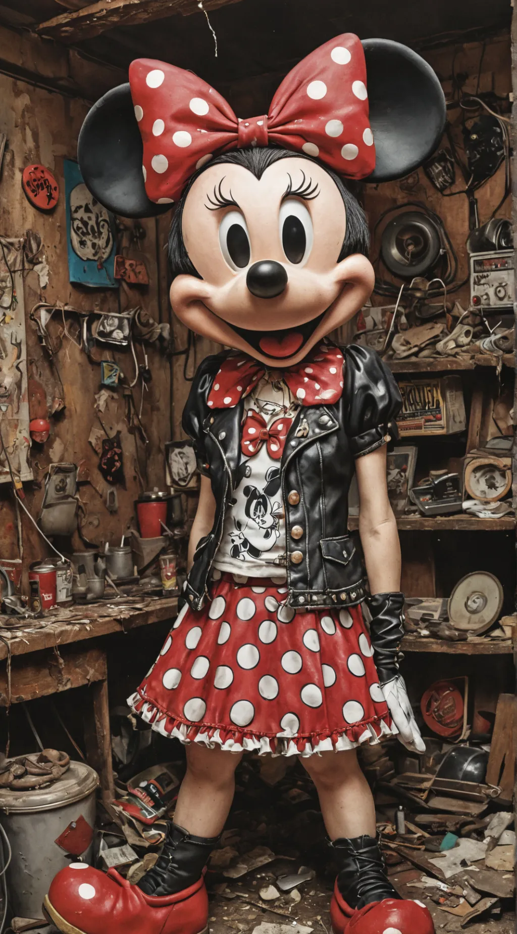 ai character: Punk Dizney 2 background