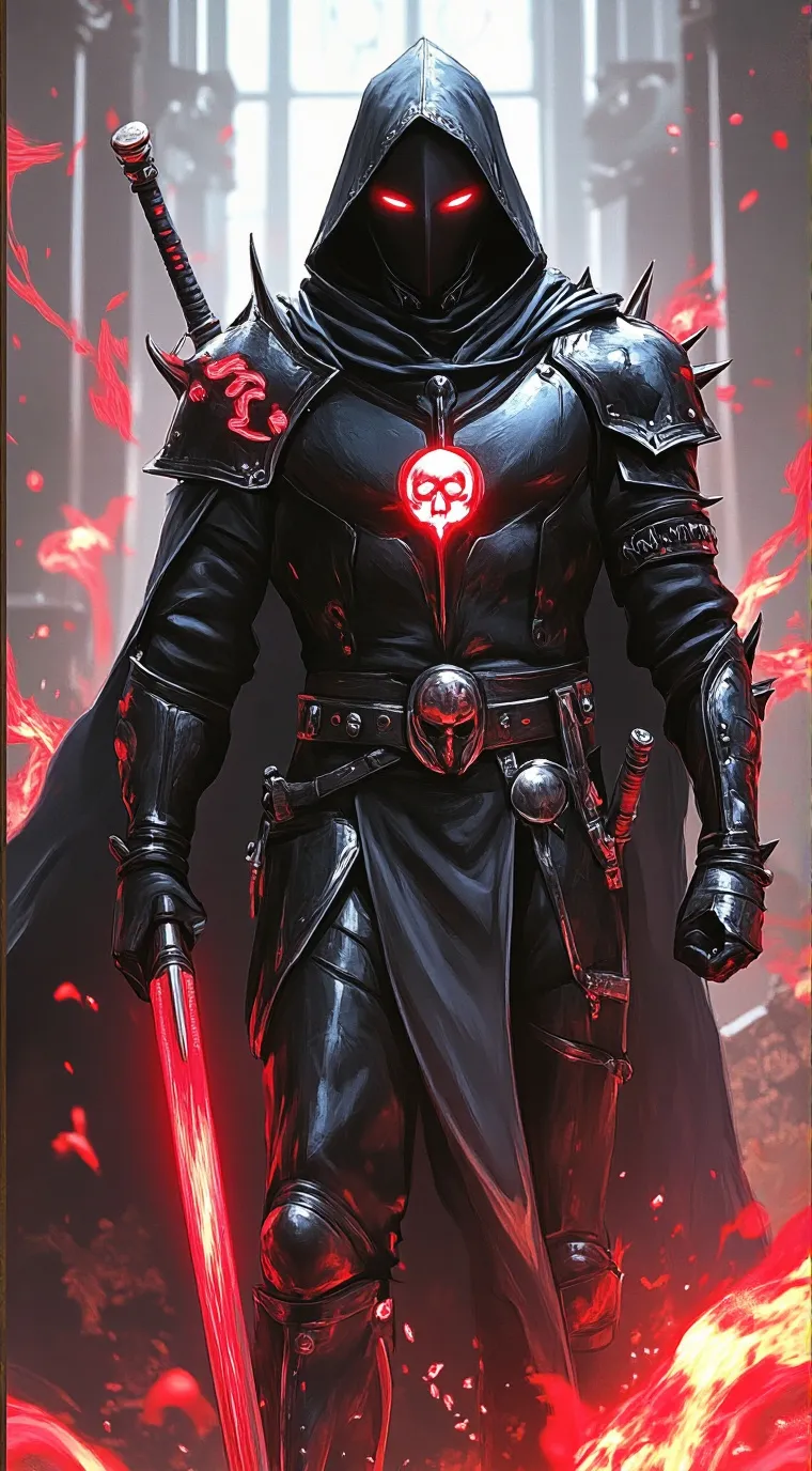 ai character: The Blood Knight  background