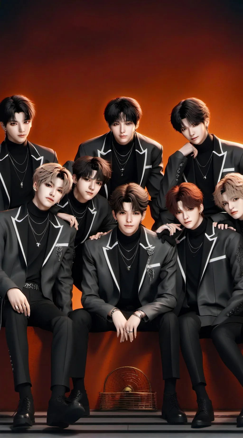 ai character: skz mafia background