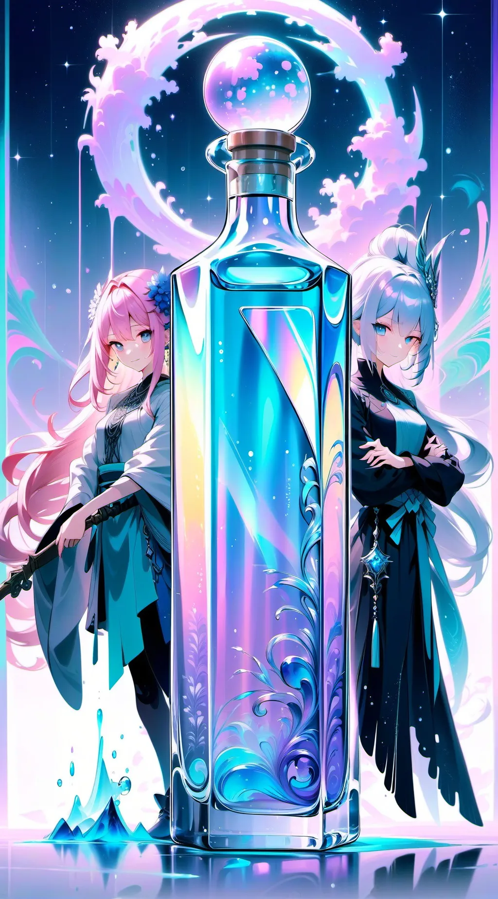 ai character: mha lost forest background