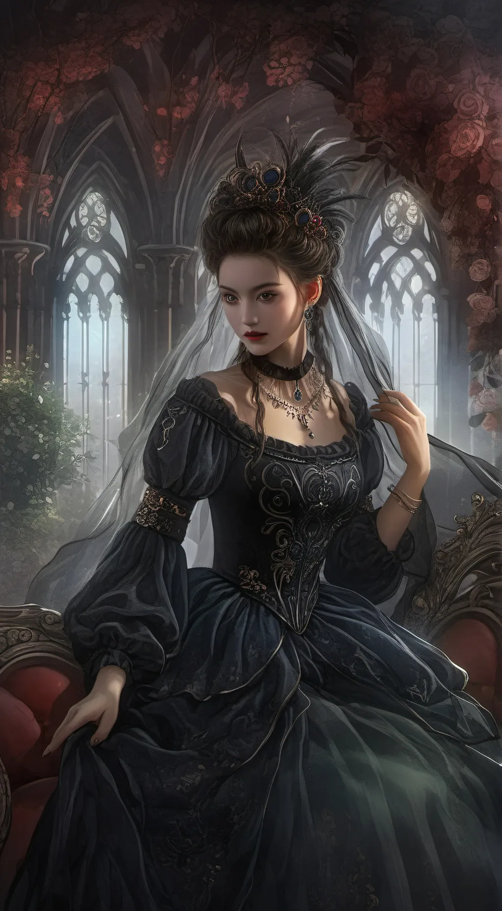 ai character: chisung-we  background