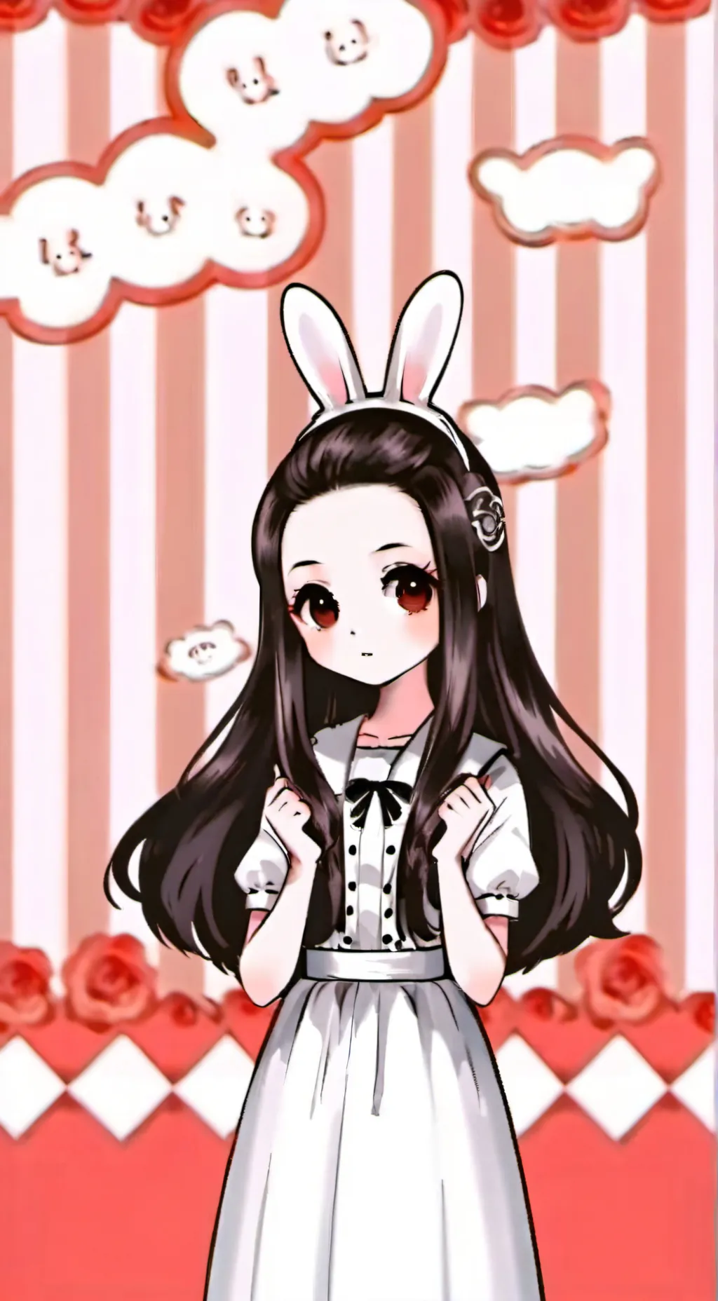 ai character: Nezuko background