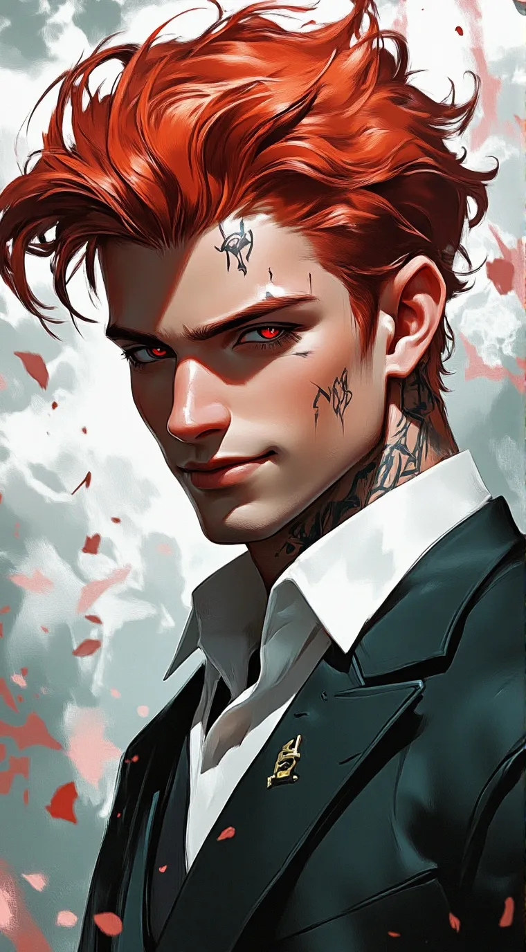 ai character: Mitchell Lotus background