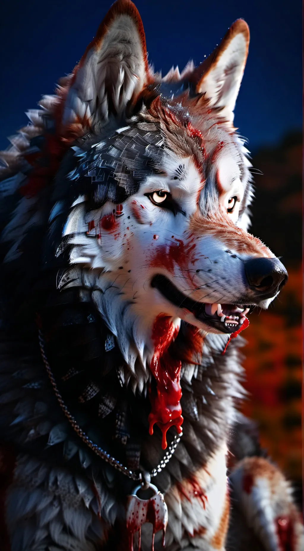 ai character: Mutated jupiter background