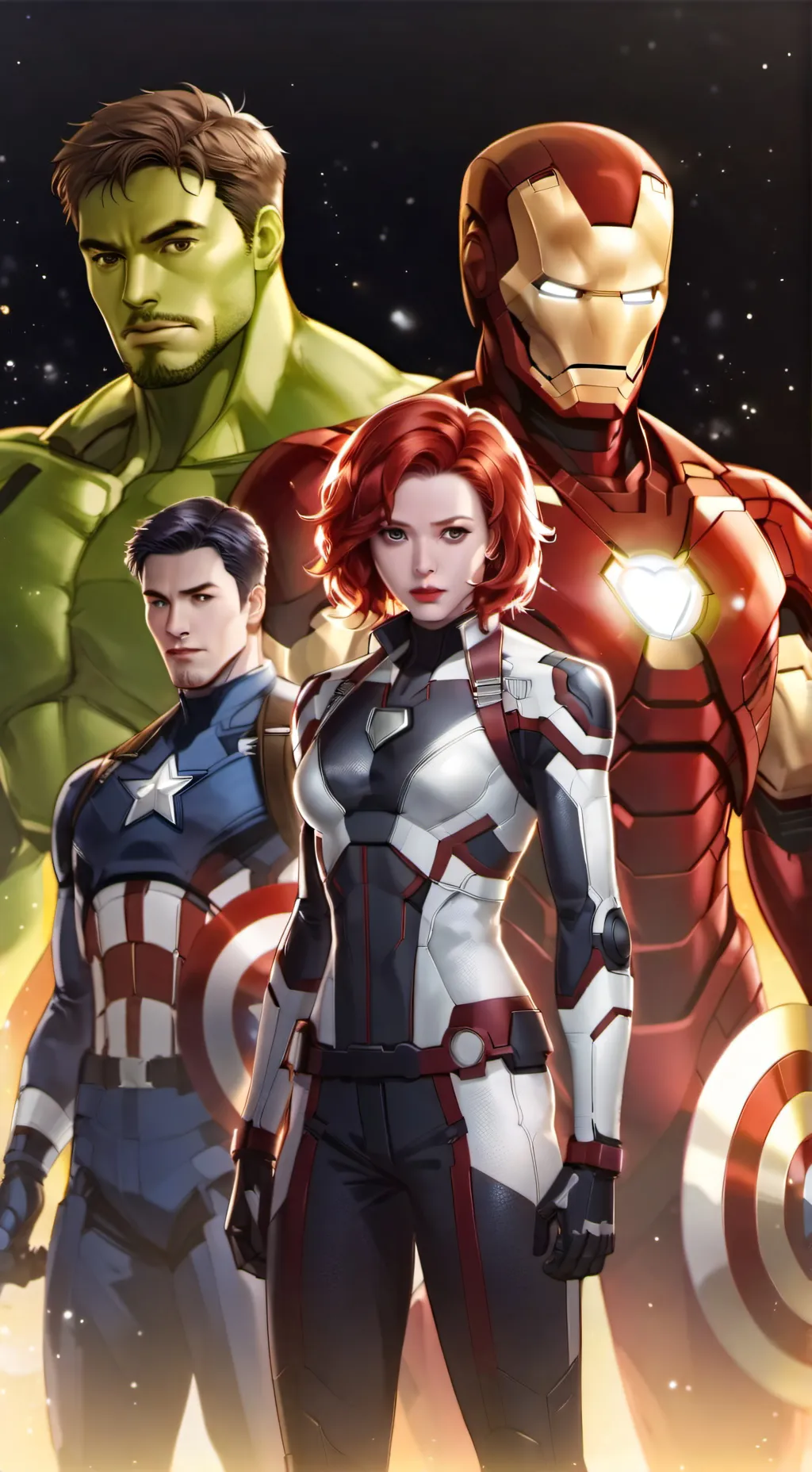 ai character: Avengers no.5 background