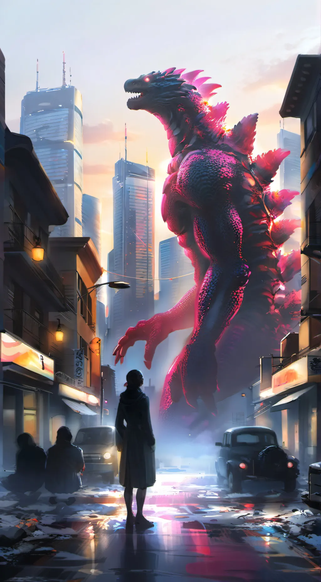 ai character: Lovezilla background