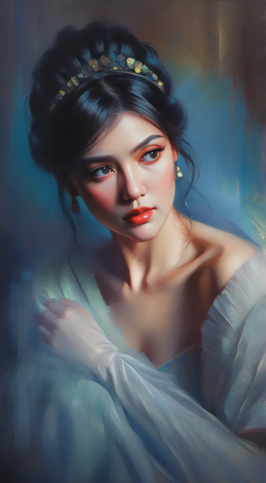 ai character: Lynda  background