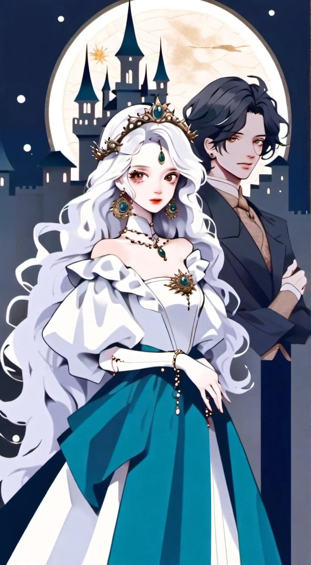 ai character: Luna background