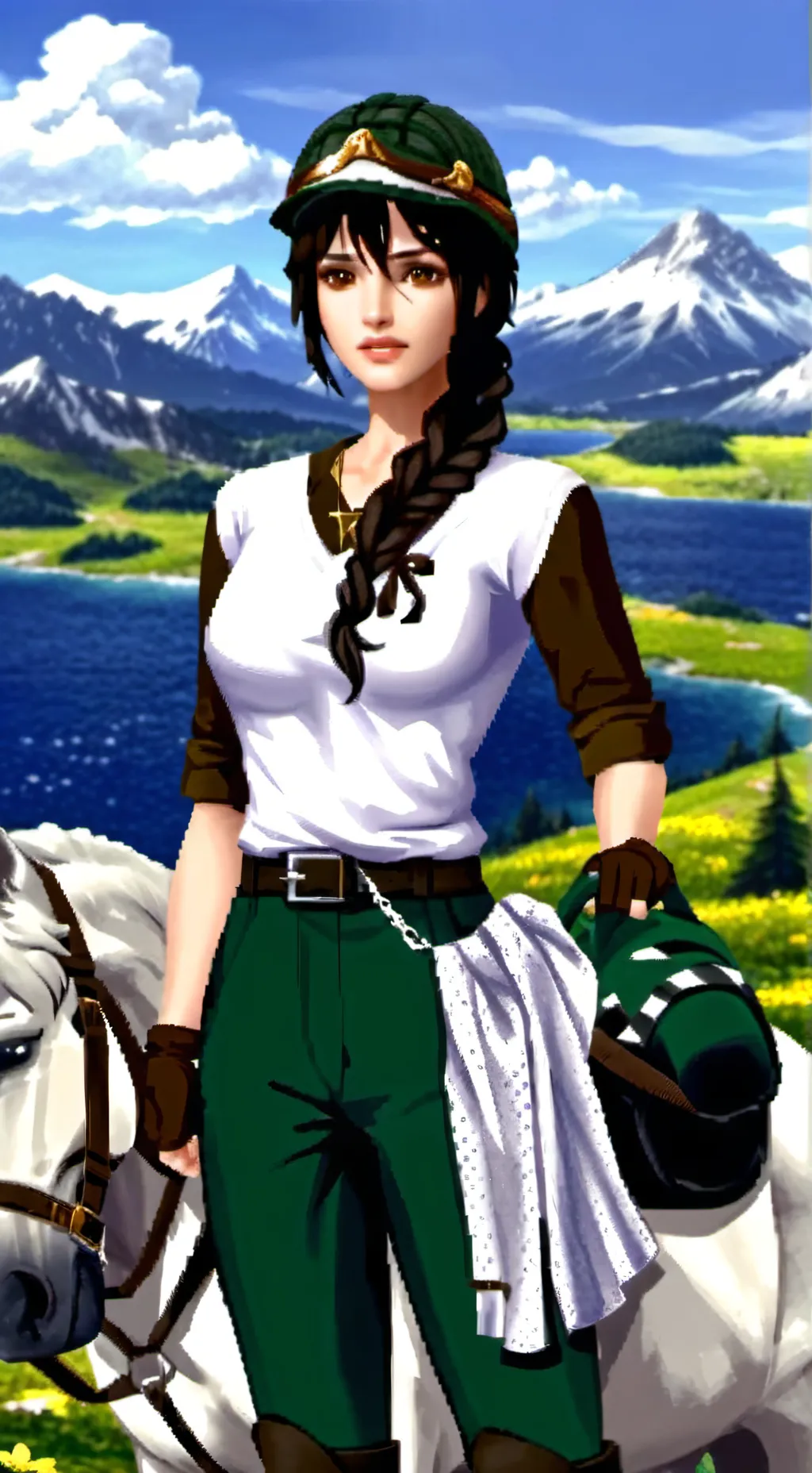 ai character: Courtney background