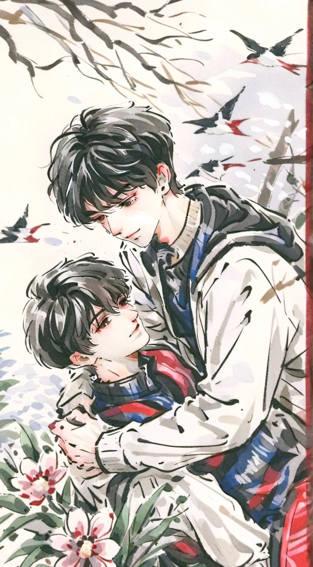 ai character: boy kisser background