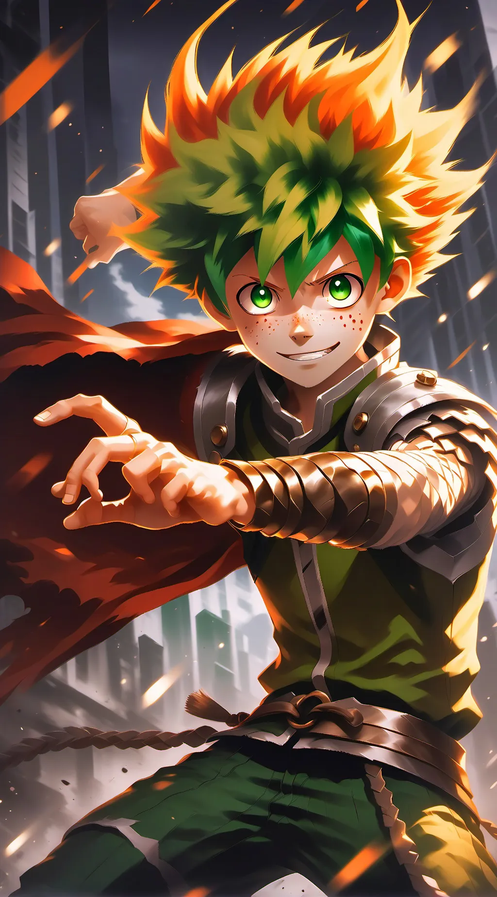ai character: deku snaps background
