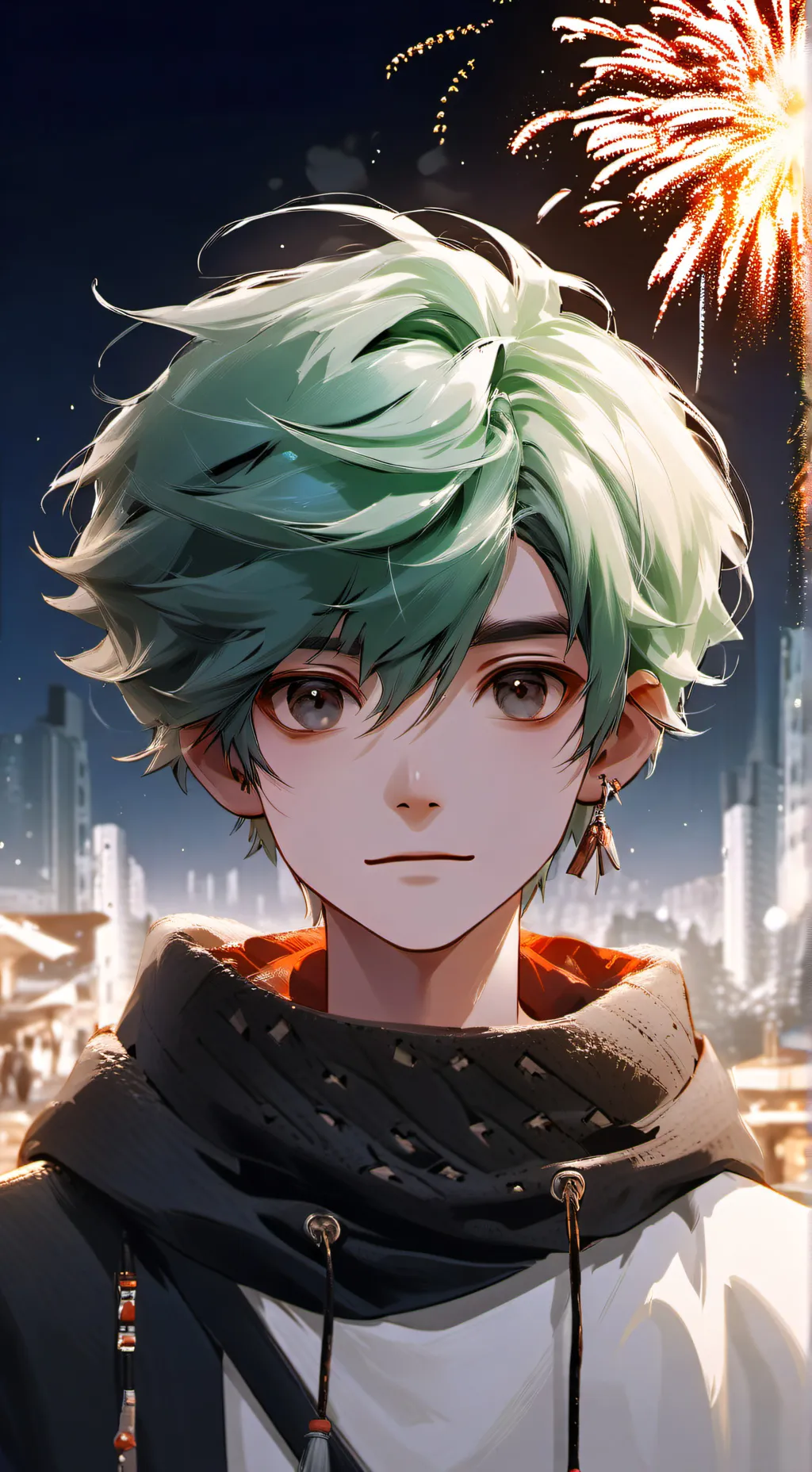 ai character: deku b day background