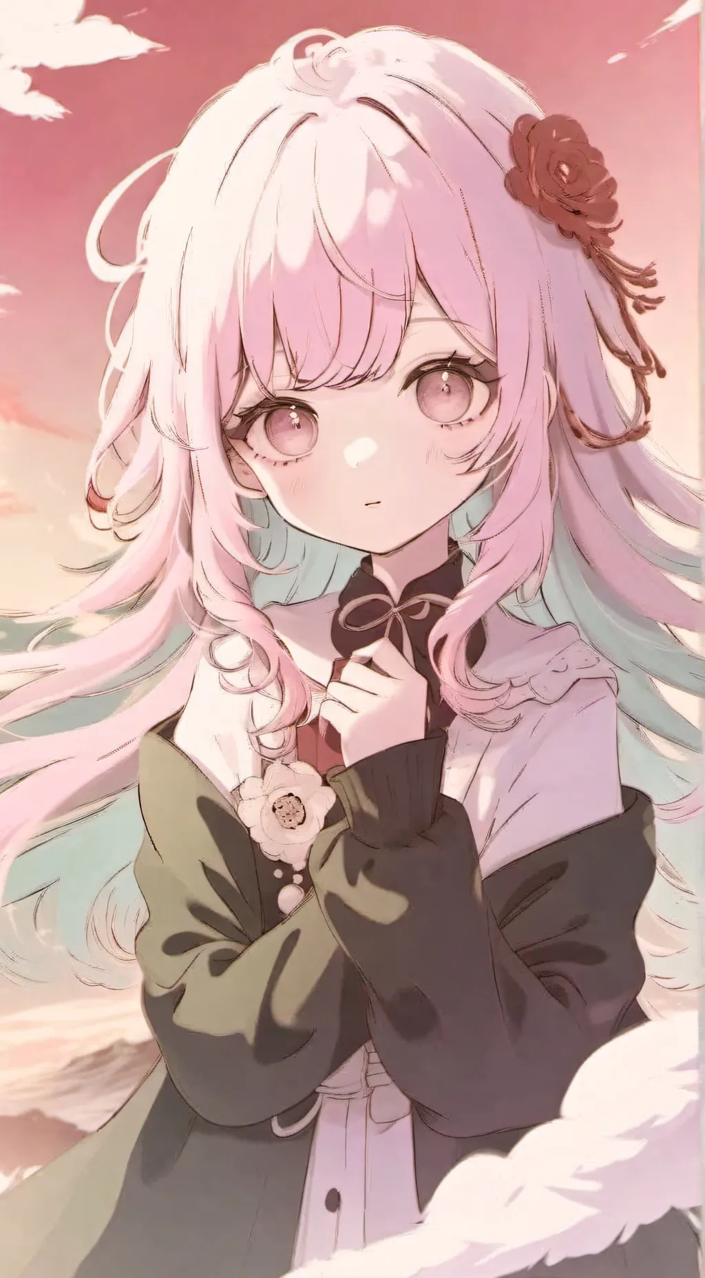 ai character: 💕💌феала💌💕 background