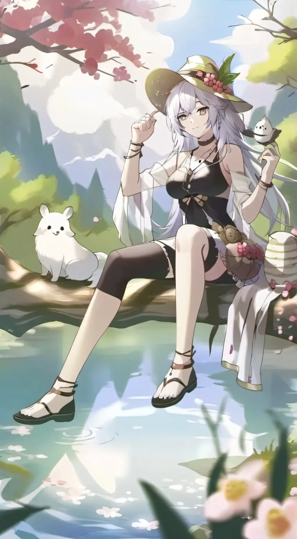 ai character: HI POOKIE background