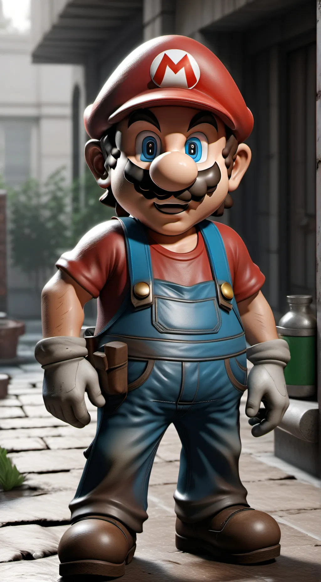 ai character: Mario background