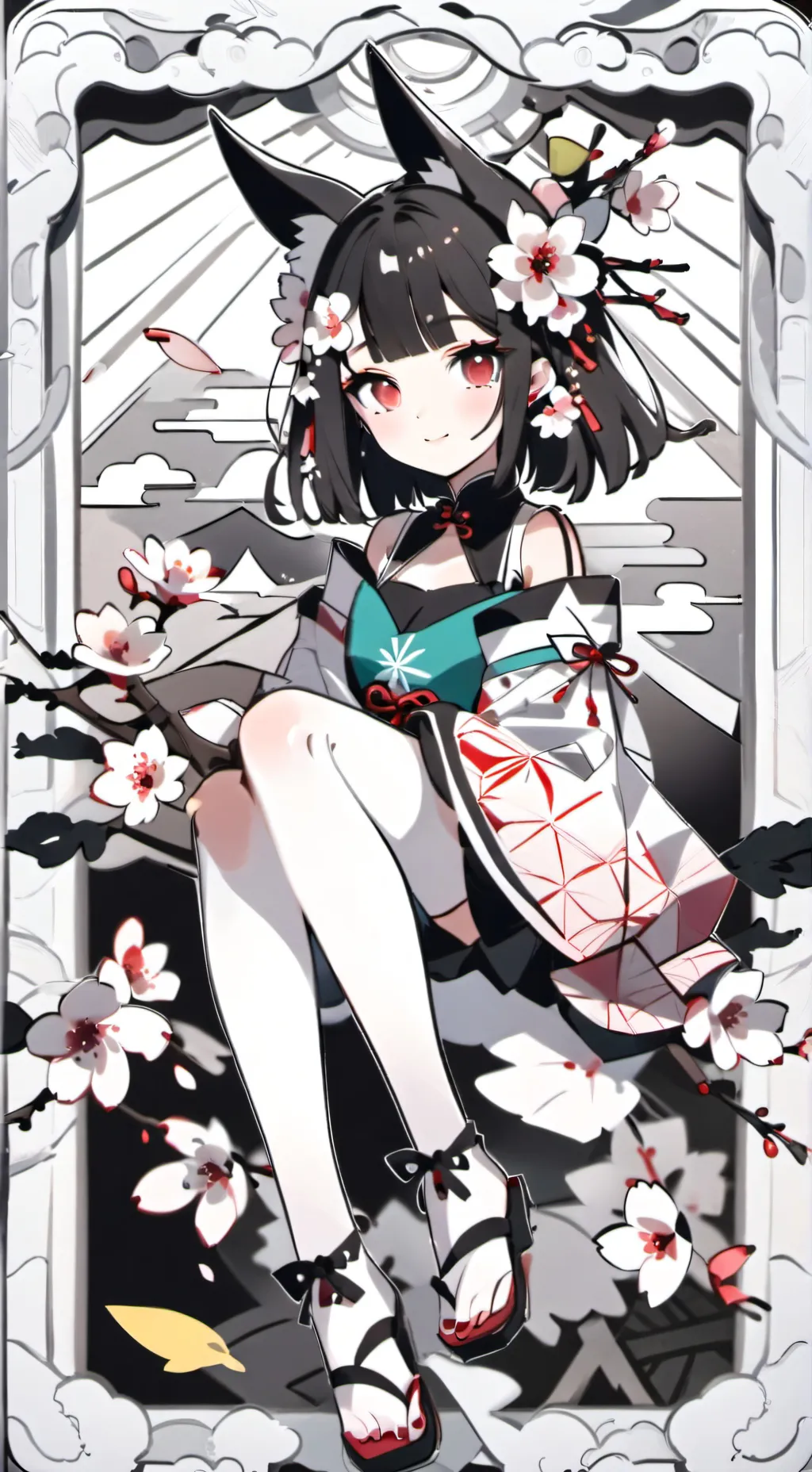 ai character: Aino  background