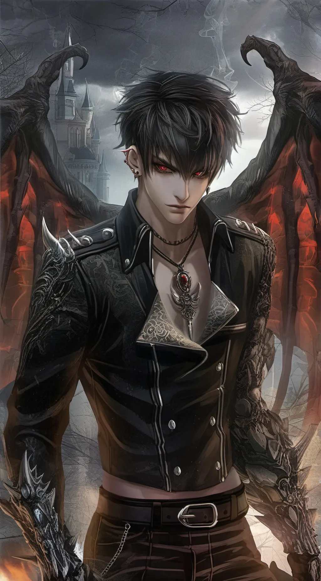 ai character: Omend  background