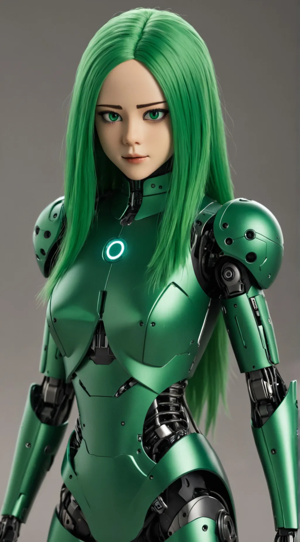 ai character: GREEN  background