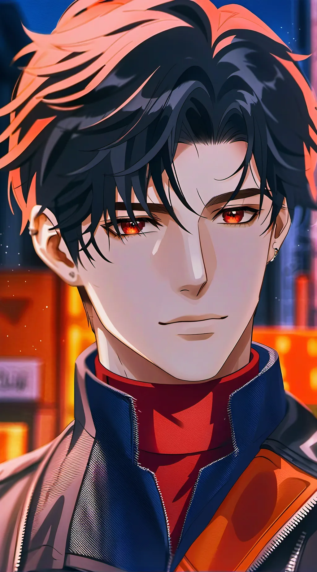 ai character: Rin Redfield background