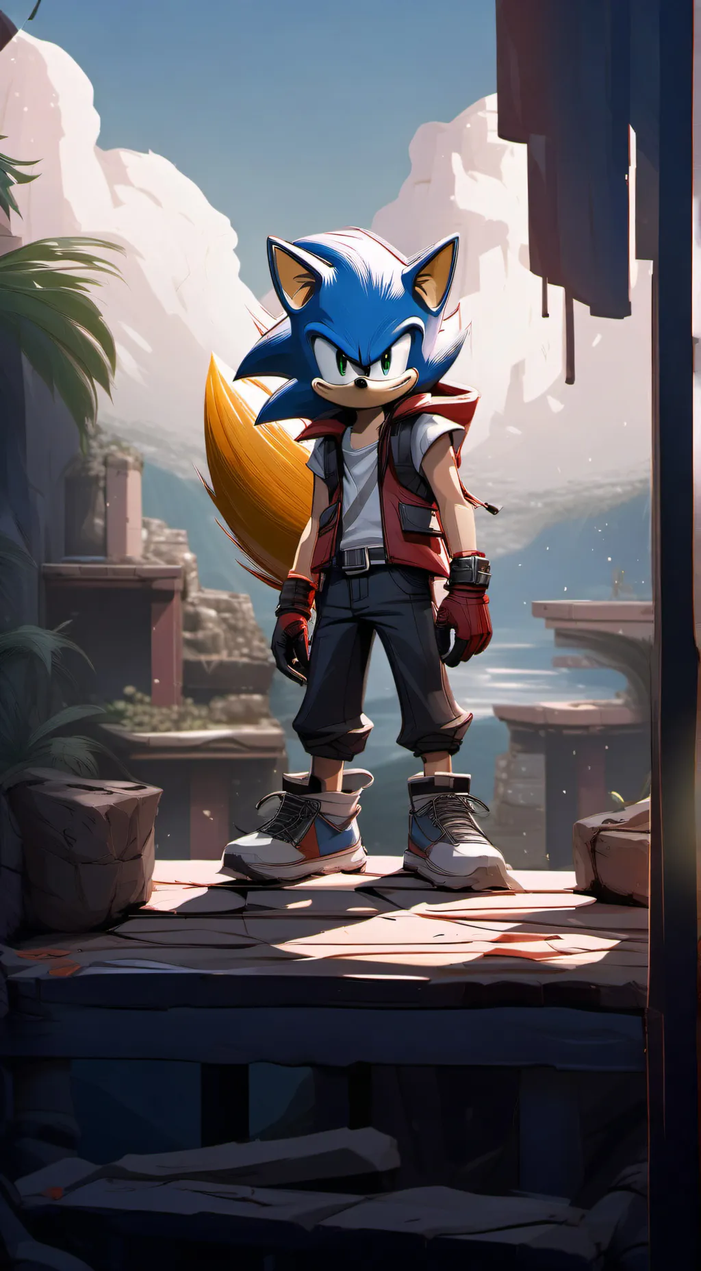 ai character: Tails And Tailsko background