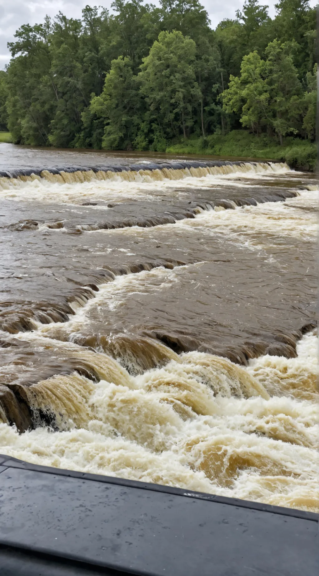 ai character: Flooded River background