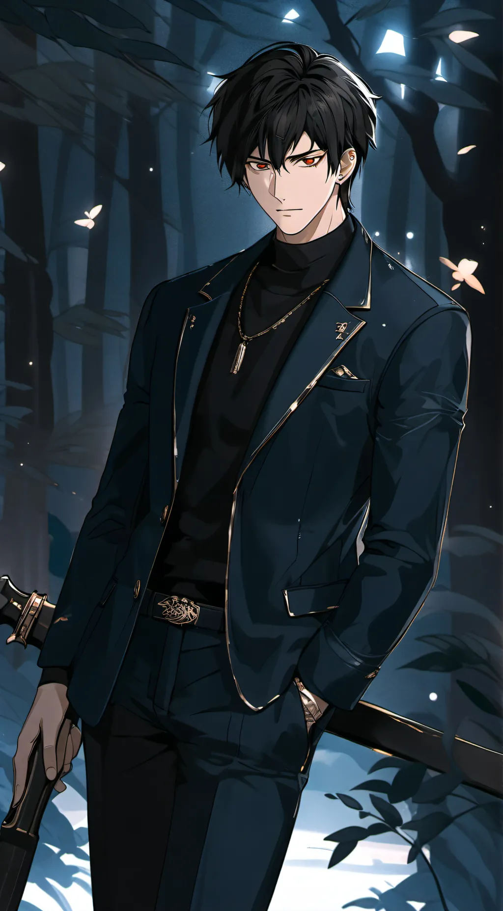 ai character: Макс background