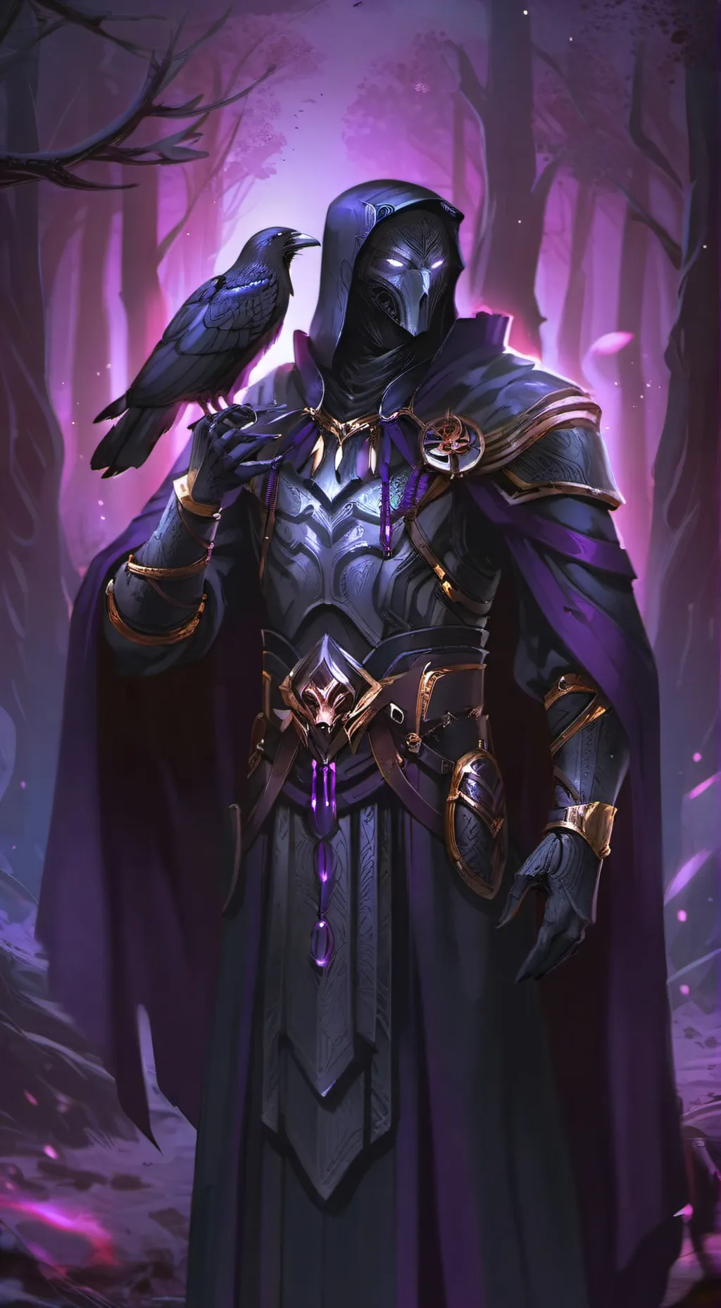 ai character: Raven Knight background