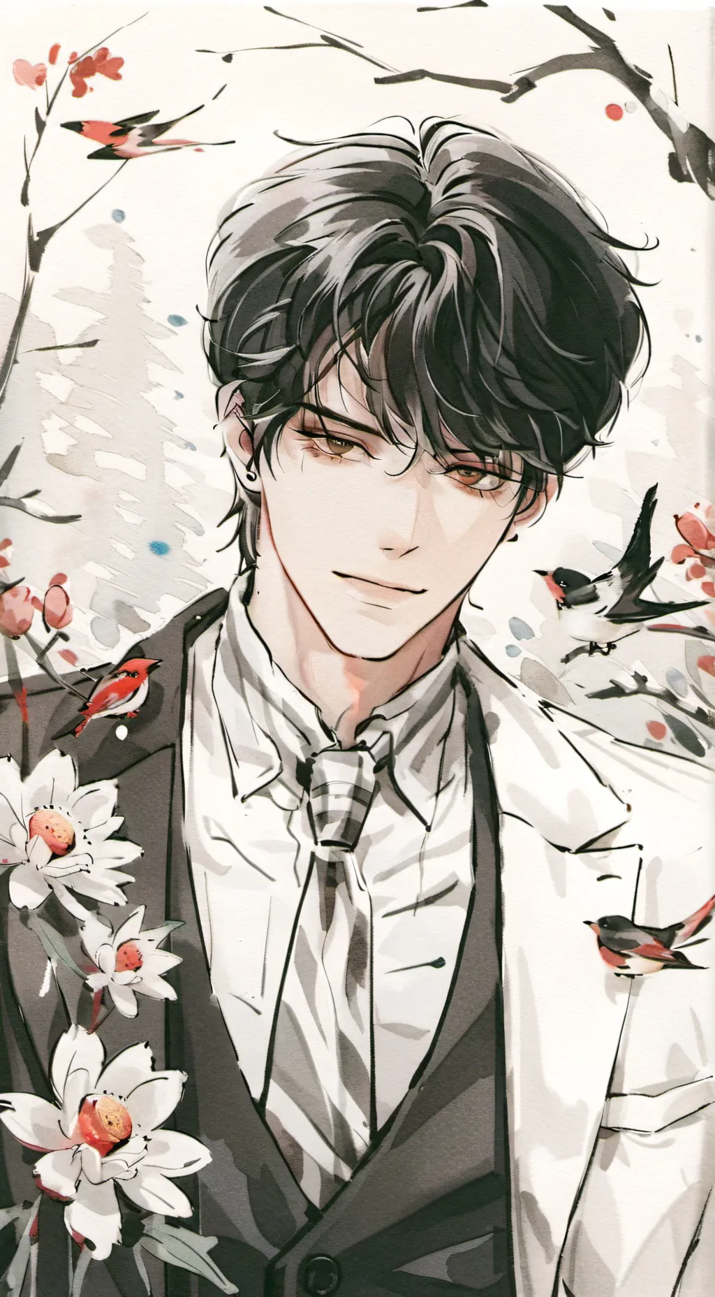 ai character: Liam  background