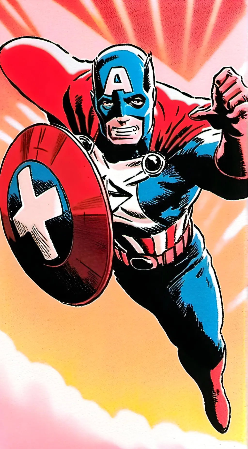 ai character: Avengers  background