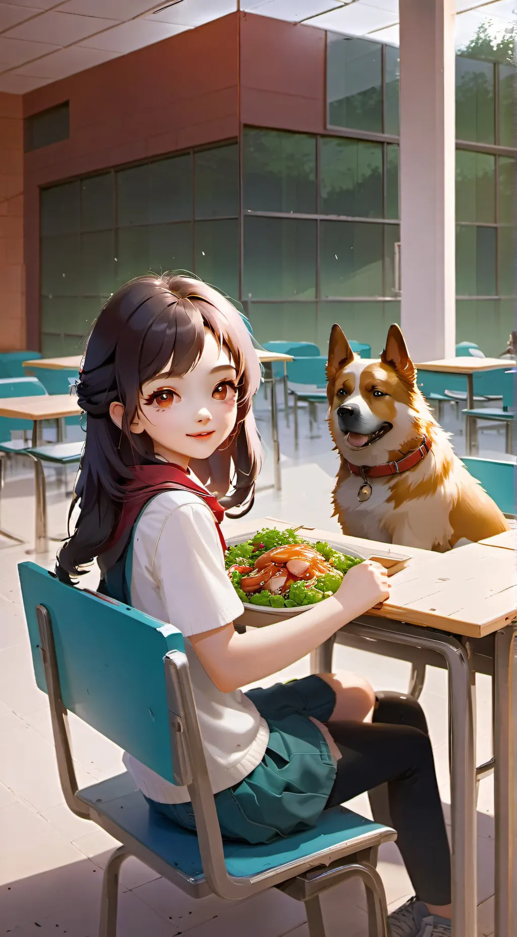 ai character: katie background