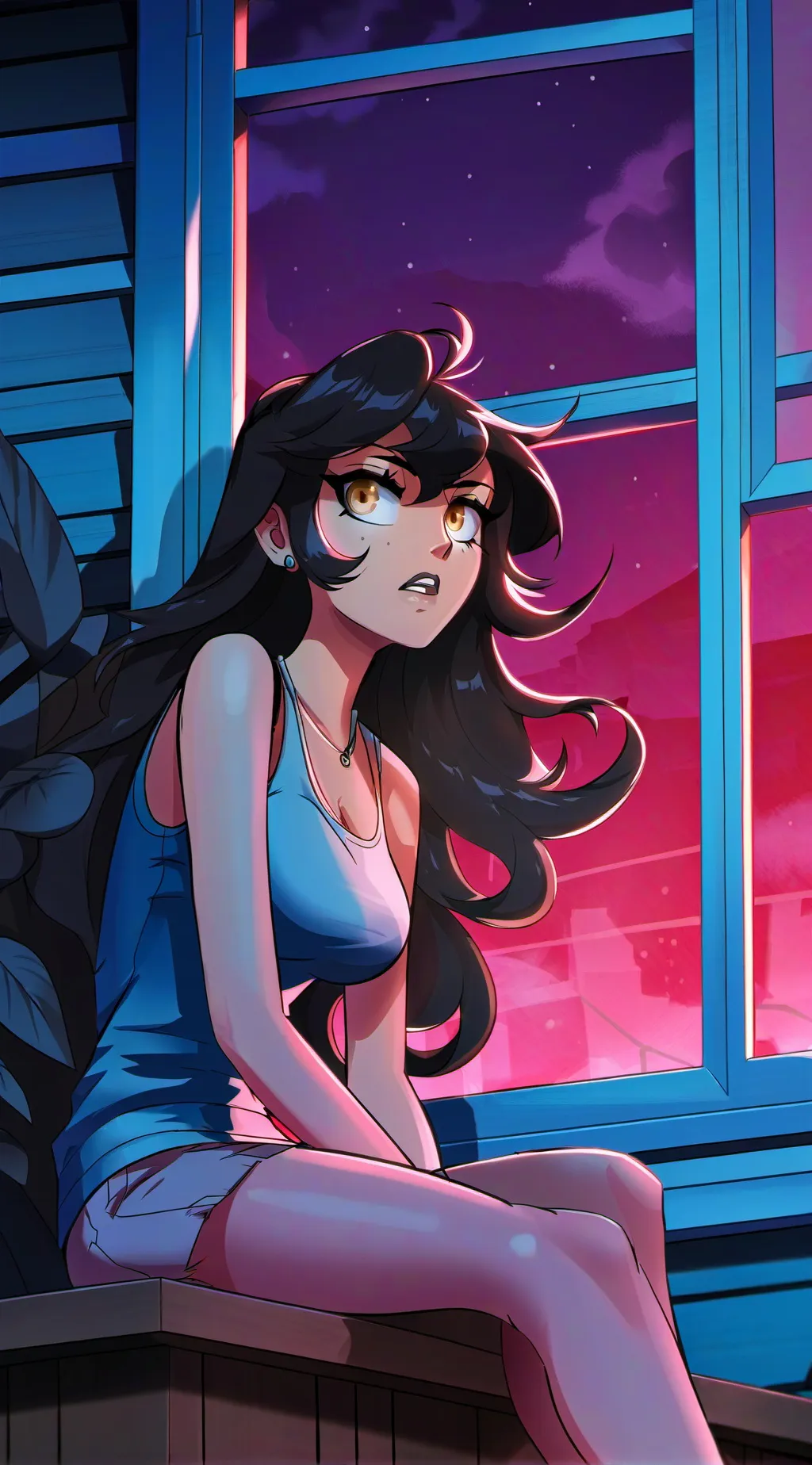 ai character: Gloria Duskbell background