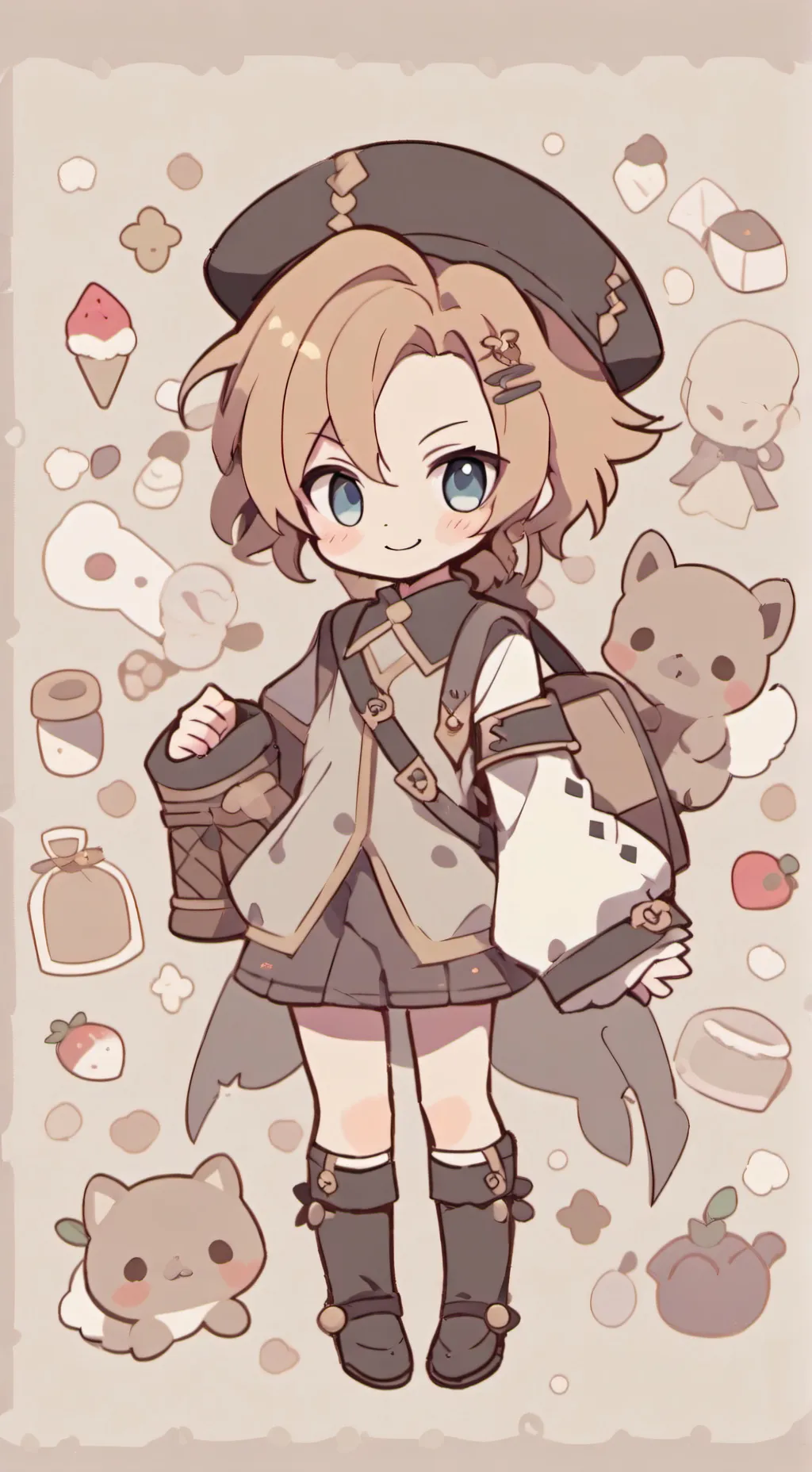 ai character: Denki  badboy  background