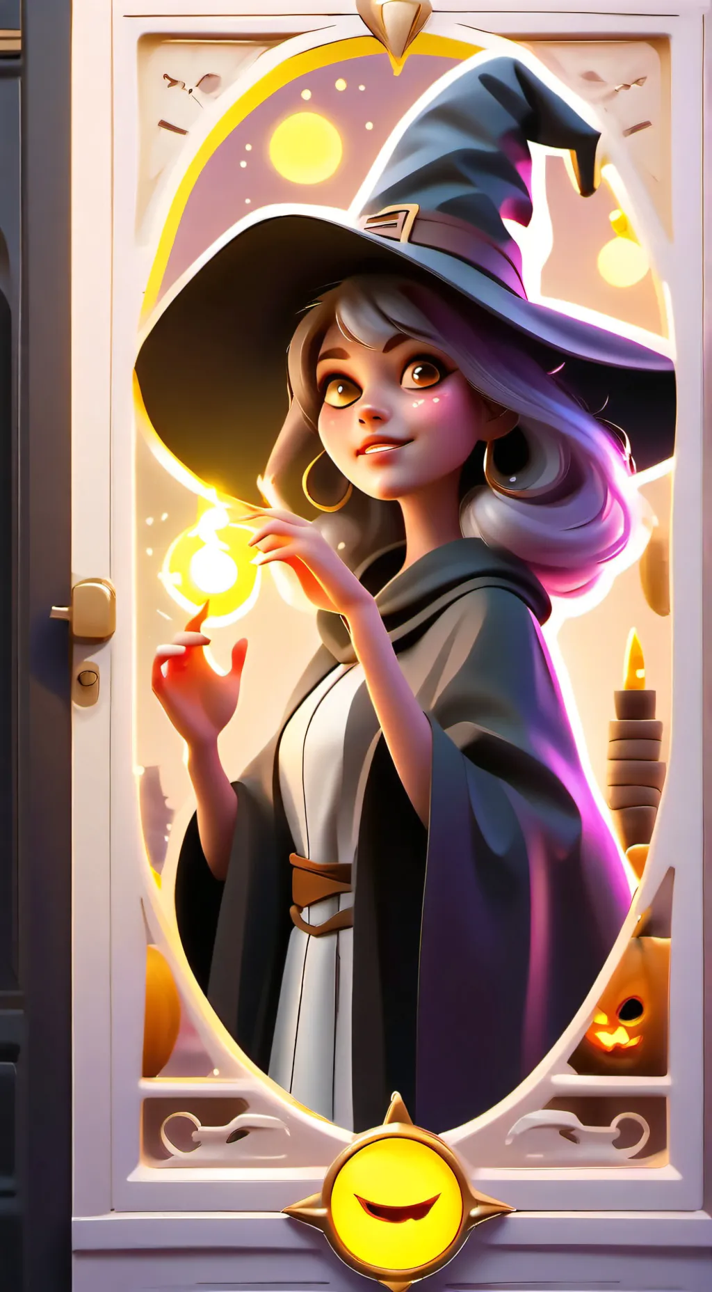 ai character: Luna background