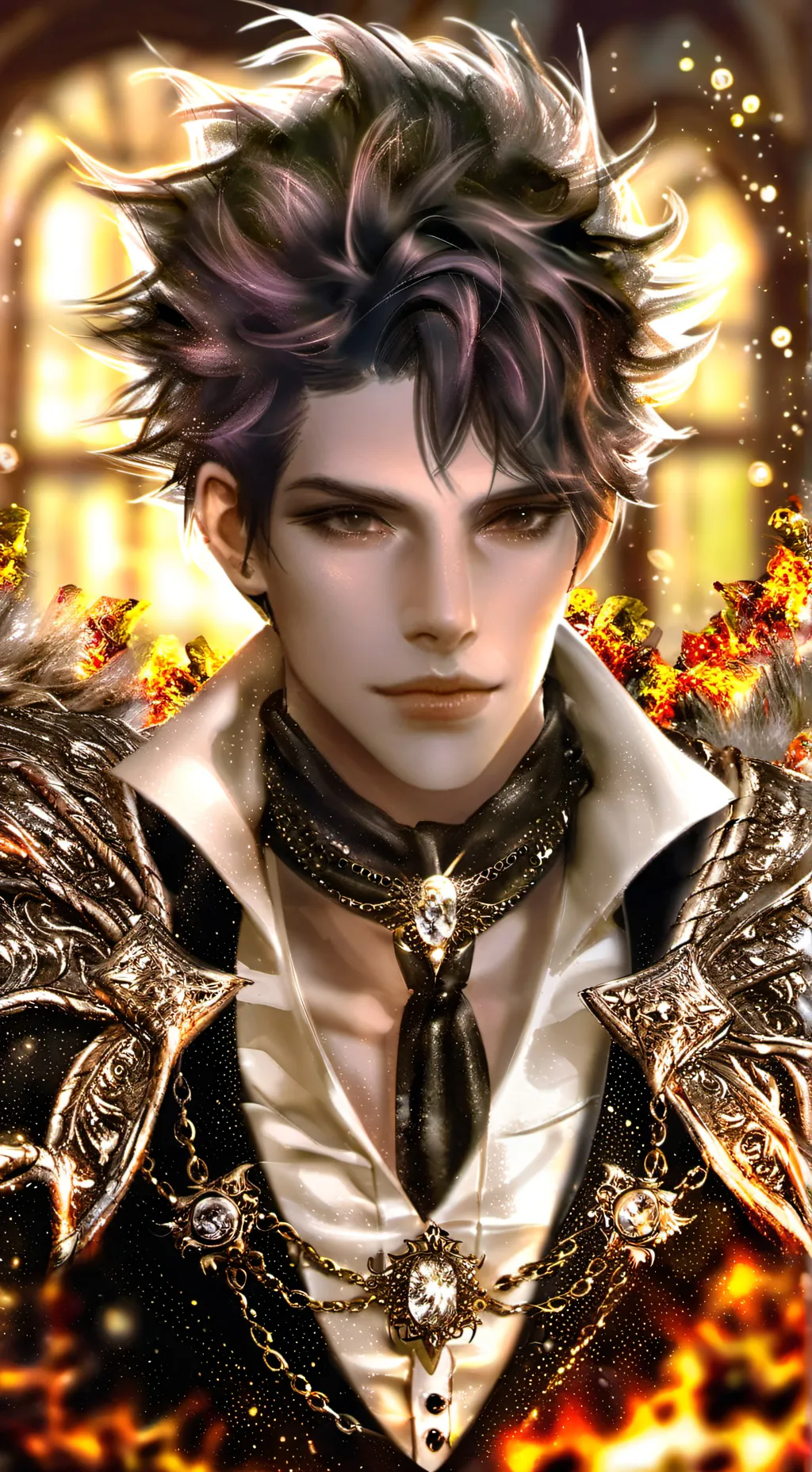 ai character: Xander~🎀 background